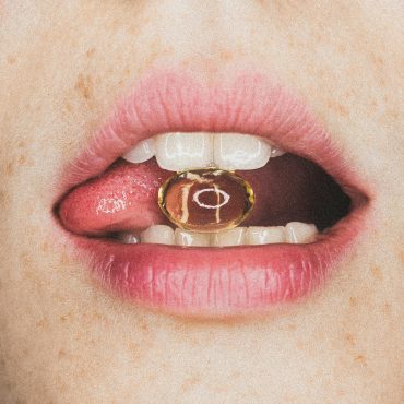 Oralsex - Mund mit Bonbon